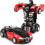 (Rouge ac171) Voiture robot transformable télécommandée, jouet robot pour enfants 1
