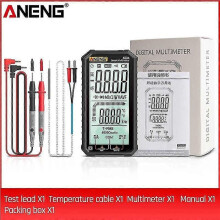 (black279)Aneng Digitale Multimeter 620a Transistor Testers 6000 Counts True RMS Auto Elektrische Capaciteit