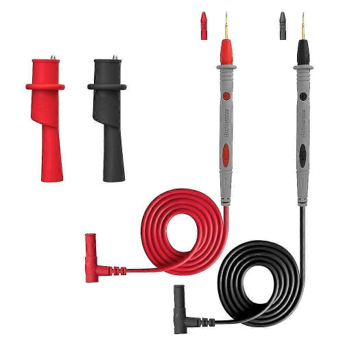 (B324)Electrical Multimeter Probe 20a 1000v Digital Multimeter Soft Silicone Needle Tip Multi Meter