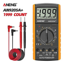 (Yellow453)Aneng Dt9205a+ Digitalmultimeter AC/DC Professioneller Transistortester Elektrisches Multimeter