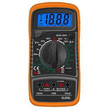 (orange461) Digitales Multimeter mit hochpräziser Digitalanzeige, Universalmessgerät und Multifunktions-Widerstandsmessung