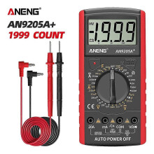 (AN9205Ared474) Dt9205a Dt9208a Digitale multimeter AC/DC Spanning Stroom Weerstand Capaciteit Hand