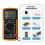 (9205A185)Digital Multimeter Smart Tester Rms Dc Ncv Transistor Capacitor Temperature Digital Voltmeter 1