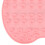 Dusch-Fußbürste 75 Saugnäpfe rosa Matte 4
