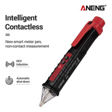 (VD802 Nero553)Aneng Vd802 Digital 12-1000v AC/DC Rilevatori di tensione senza contatto Tester di tensione