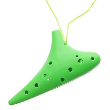 (Green1745)Kinderen alto ocarina 12-holes ocarina Beginners oefenocarina muziekinstrument