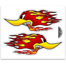 (15cm2125) Autostickers Vinyl Motorfiets Decal Decoratie Laptop Specht Racehelm Stickers