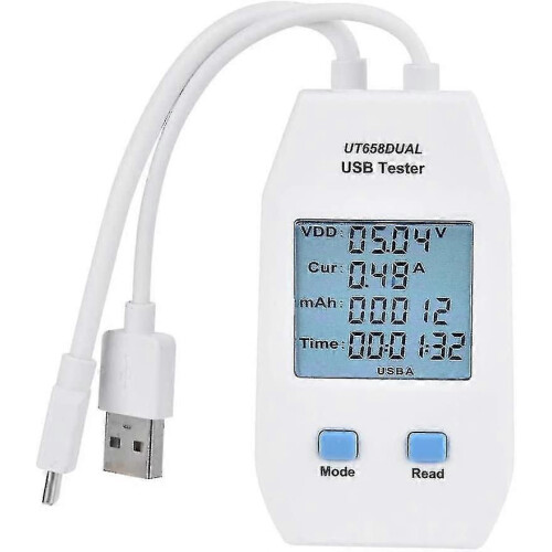 (370)USB digitale energiemeter Mini voltmeter Ampèremeter Detector Tester Multimeter Stroom Spanning