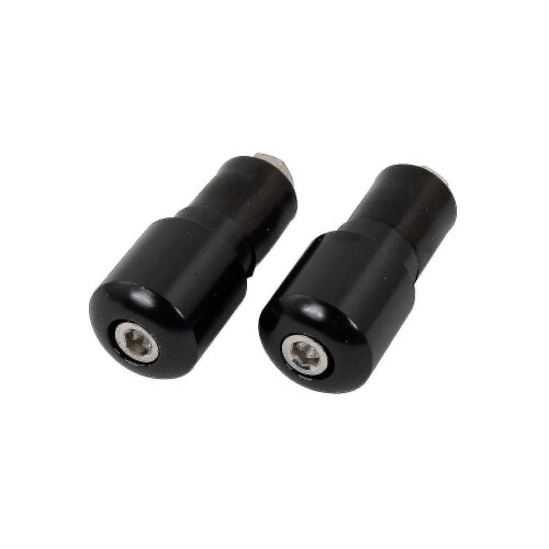 (1154) Motorcykelgrepp Balanseringsplugg Eftermonteringstillbehör Universell 22mm Svart AA