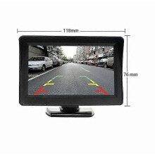 (133209) Draadloos achteruitrijcamerasysteem voor auto/vrachtwagen/busje/pick-up/camper 4,3`` monitor