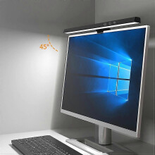 (133413) Hängeleuchte für Computermonitore, stufenlos dimmbar, augenschonend, LED-Tischleuchte