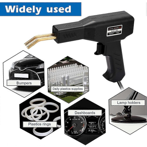 (403)Hot Plastic Stapler With 200pcs Staples, Handy Plastics Welders Garage Tools 2