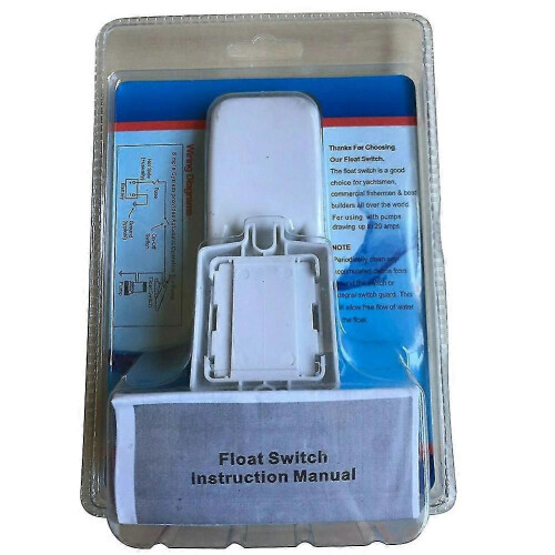 (353)12V 24V 32V DC Automatic Float Switch Flow Sensor Portable For Bilge Pump On Off 2