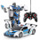 (2107) Voiture robot transformable télécommandée à l'échelle 1:18 - Jouet pour enfants - Bleu 1