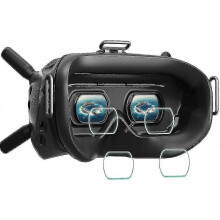 (131025) Displayschutzfolie aus Glas für DJI FPV-Brille V2, 0,3 mm, Härtegrad 9H, gehärtet, kratzfest