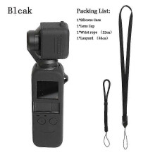(131091) För Dji Osmo Pocket 1/2 Tillbehör Kamerafodral Skyddande Silikonskydd Hud + Linsskydd