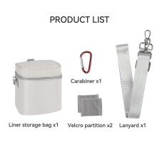 (131220) Tib voor Dji Mini 3 draagbare koffer opbergtas PU flanel materiaal voor Dji Mini 2 Se kleine