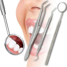 (188) Kit de cuidado bucal con herramientas dentales: incluye palillo dental, raspador dental, desincrustador