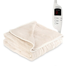 (1281) Coperta elettrica riscaldata con controller digitale, timer da 9 ore, 9 impostazioni di calore