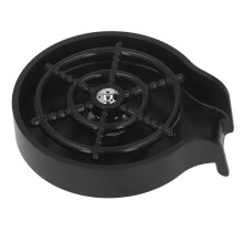 Kit de lavacopas de alta presión con manguera de 80 cm negro ABS