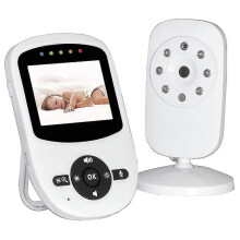 (488) Videobabyvakt Lång räckvidd Uppgraderad 900 trådlös räckvidd, Nattseende, Temperaturövervakning
