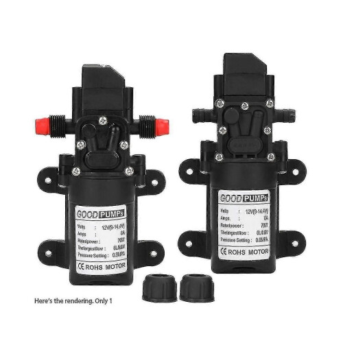(379)1pcs Automatic Flow Switch 6l/min Dc12v 70w 130psi Auto Diaphragm Water Pump Self Priming Pumps,