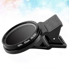 (1421) Ultradunne clip-on CPL-telefoonlenscamera met circulaire polarisator en neutraal dichtheidsfilter