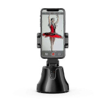 (501) Witte draagbare alles-in-één auto smart shooting selfie stick, 360 smart follow-up az17459