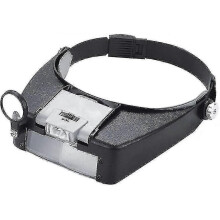 (2049) Vergrootglas Hoofdband Loep Handsfree Hoofdloep Loep Bril Led Juweliersloep Compatibel