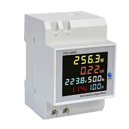 (156) Digitale energiemeter, elektriciteitsmeter, AC 40-300V 100A voltmeter ampèremeter, multifunctionele