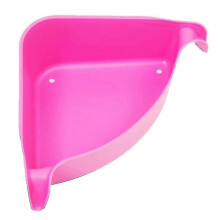 (1183) Estante triangular de almacenamiento con ventosa para esquina de pared, cocina o ba?o.