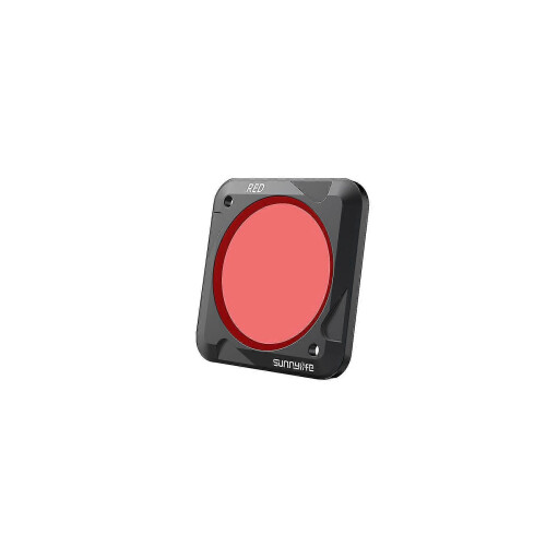 (1281)Red (deep Dive) Submersible Camera Magnetic Suction Lens Filter For Dji Action 2 Adjustable Nd/pl