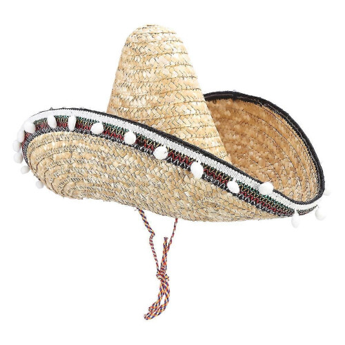 (864) Strandhalmhatt Strandsolhatt Hawaiihatt Halmsolhatt Bred sommarhatt