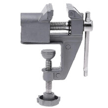 (2335)Mini Table Vise Tool Bench Vice Fixed Suction Clamp Aluminium Alloy Screw
