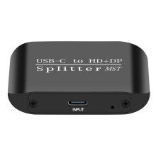 Divisore USB-C HDMI+DP 1 in 2 4K60Hz Iron 7,7x5,5x2 cm