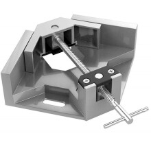 (924) Rätvinklig klämma 90 Enkelt handtag Aluminiumlegering Hörnklämma T-handtag Träbearbet
