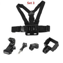 (Set 343893) Borstband Rugzakclip Hoofdbandriembevestiging met vaste clip J-vormige basis voor Dji Osmo