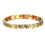 Bracciale magnetico per il drenaggio linfatico in lega (Gold6) 1