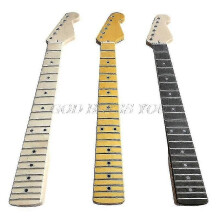(white228) Manico per chitarra in legno d'acero con bordo liscio, tastiera in palissandro, manico per