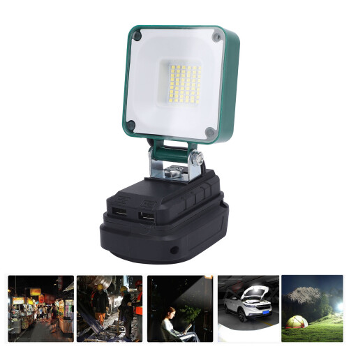 Lampe LED sans fil noire 3400 lm 180 BL1815 2