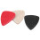 3Pcs High-Performance Felt Guitar Picks - Mixed Colors for Ukulele 7
