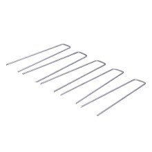 100PCS Turf Pins UType Ground Staples for Garden Landscape and Artificial Grass