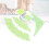 Multi-Functional 5 Pcs Transparent Green Quilting Template Set for Sewing & Cutting 11