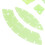 Multi-Functional 5 Pcs Transparent Green Quilting Template Set for Sewing & Cutting 14
