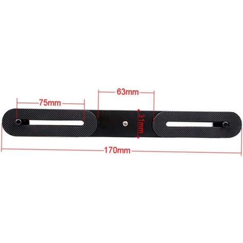Dual Tripod Mount for Flash and Camera, Double Flash Holder for 1/4 Inch Thread Tripod, Compatible with Studio Lighting Accessories 1