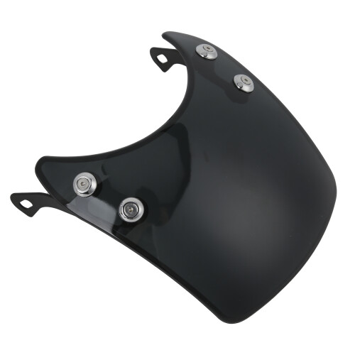 Universicher schwarzer Motorradwindschild für 5-7 Zoll Scheinwerfer 2