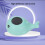 Blue Whale Baby Bath Thermometer，LED Display, ABS, 600mAh Battery 9