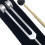 Rote Stimmgabel aus Aluminiumlegierung 90 g mit Reflexhammer 3