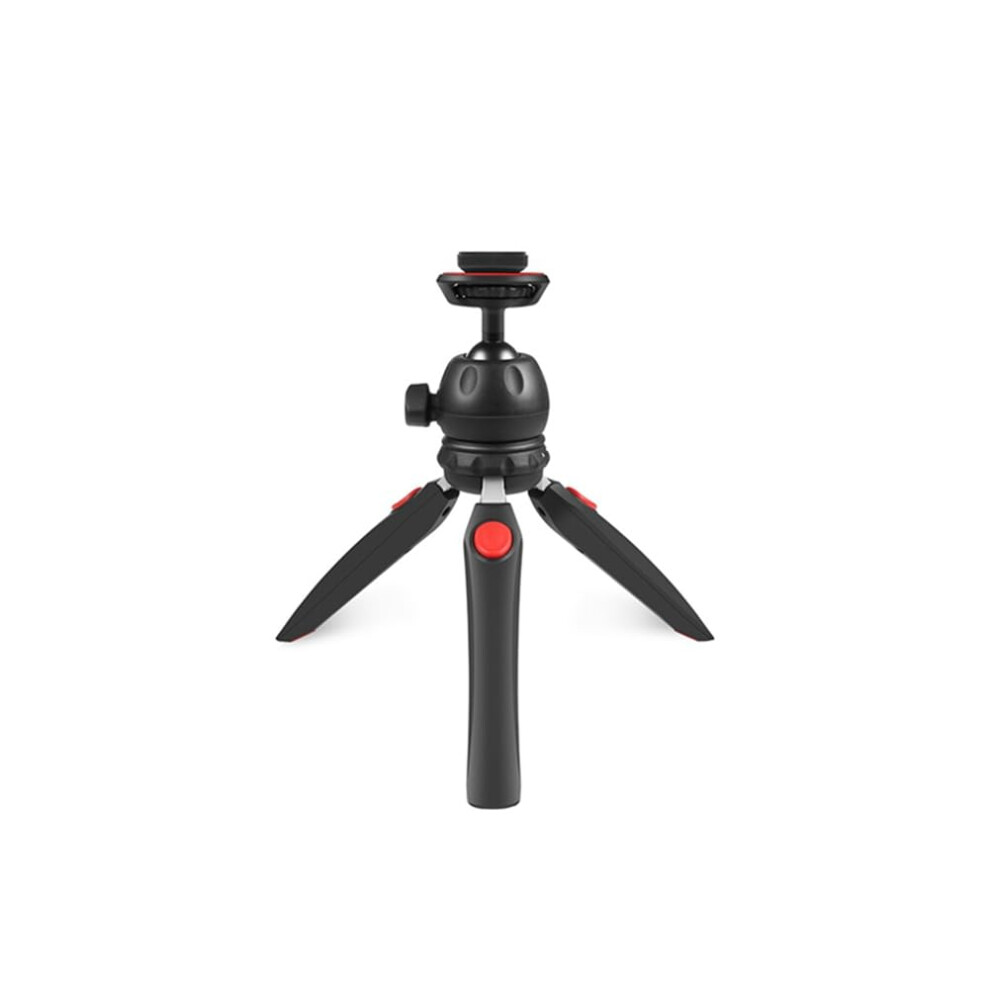 Vlog Live Stabilizer Tripod Steady Shot Anti-Shake Mount With Phone Clip, Compatible With Smartphones Red 6947110099989