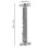 Telescopic Stainless Steel Window Limiter Controller for Wind Bracing Support 8